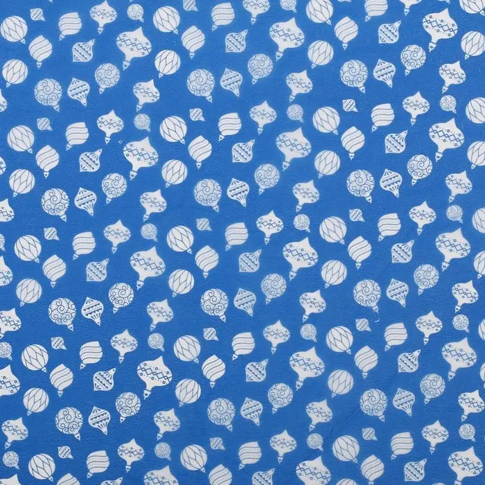 Упаковочная бумага на новый год тишью &laquo;Новогодние игрушки&raquo;, 50 х 70 см