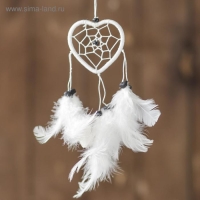 Ловец снов "Сердце белое" 0,5х7х25 см Ловец снов "Сердце белое" 0,5х7х25 см