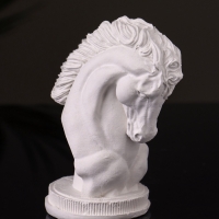 Фигура "Конь " 9х6 см,натуральный