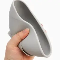 Тарелка детская на присоске и ложка, серый, Mum&Baby