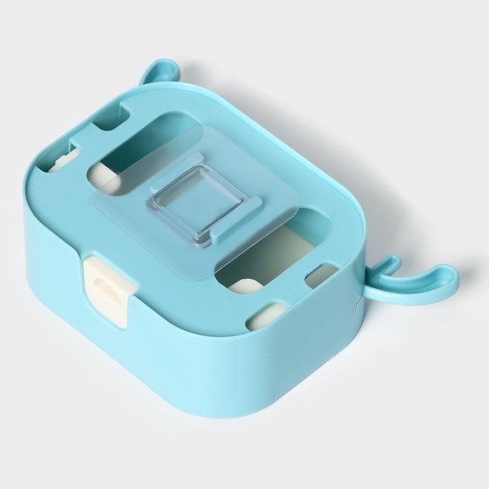 Мыльница &laquo;Барашек&raquo;, пластик, 15,5&times;10,5&times;4 см, цвет голубой