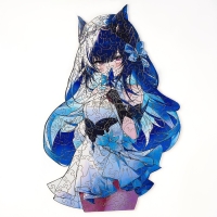 Пазлы деревянные фигурный &laquo;Аниме девушка&raquo;, 155 элементнов