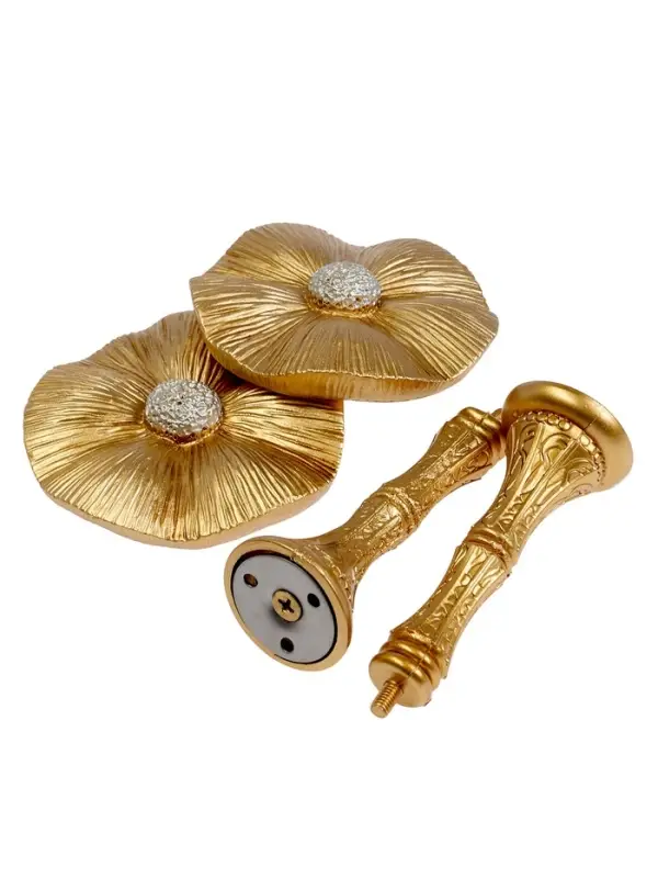 Крючок для штор CAPPIO KS036, d=9.5 мм, цвет золото, 2 шт