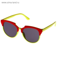 Очки солнцезащитные детские OneSun, UV 380, оправа с пластиковыми вставками, 12.5&times;4.5 см, микс