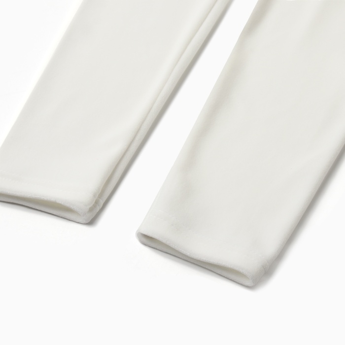 Костюм женский (свитшот и леггинсы) KAFTAN Plushy р. 44-46, белый