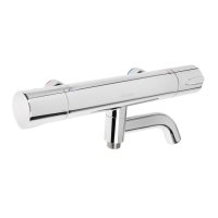 Смеситель для ванны Accoona A62305, двухвентильный, термостатический, душевой набор, хром Смеситель для ванны Accoona A62305, двухвентильный, термостатический, душевой набор, хром