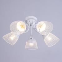 Люстра "Грэйс" 5х60Вт Е27 Белый 56х56х28см Люстра "Грэйс" 5х60Вт Е27 Белый 56х56х28см