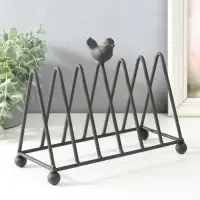 Фигурка-подставка для книг &laquo;Птичка&raquo;, чугун, 24&times;11&times;18 см