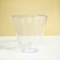 Горшок для орхидей, 2,5 л, 16,4 &times; 18,5 см, пластик, прозрачный