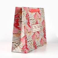 Пакет ламинированный с лентой &laquo;Счастья&raquo;, L 40 &times; 11,5 &times; 31 см