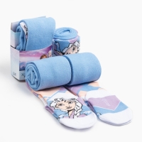 Колготки детские &laquo;Эльза&raquo;, Холодное сердце, рост 104-110 см, цвет голубой