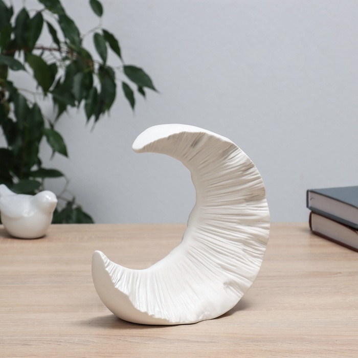 Ваза керамика настольная Ваза керамика настольная "Полумесяц" 7х17х18 см