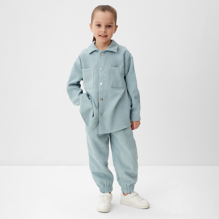 Костюм детский KAFTAN "Velvet", р. 30 (98-104), голубой
