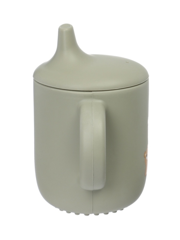 Крошка я, силиконовый поильник, серия мишка, серый SL-07273