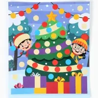 Набор для творчества. Аппликация из тишью. "Ёлочка" размер 138х165