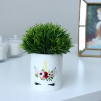 Горшок для цветов «Единорог», 8 х 9.5 см Горшок для цветов «Единорог», 8 х 9.5 см