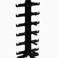 Подставка под очки 6 мест, 16&times;14,5&times;35,5, оргстекло, цвет чёрный
