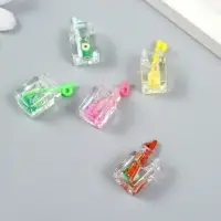 Декор для творчества пластик "Лимонад в банке" МИКС 1,1х1,1х2,5 см