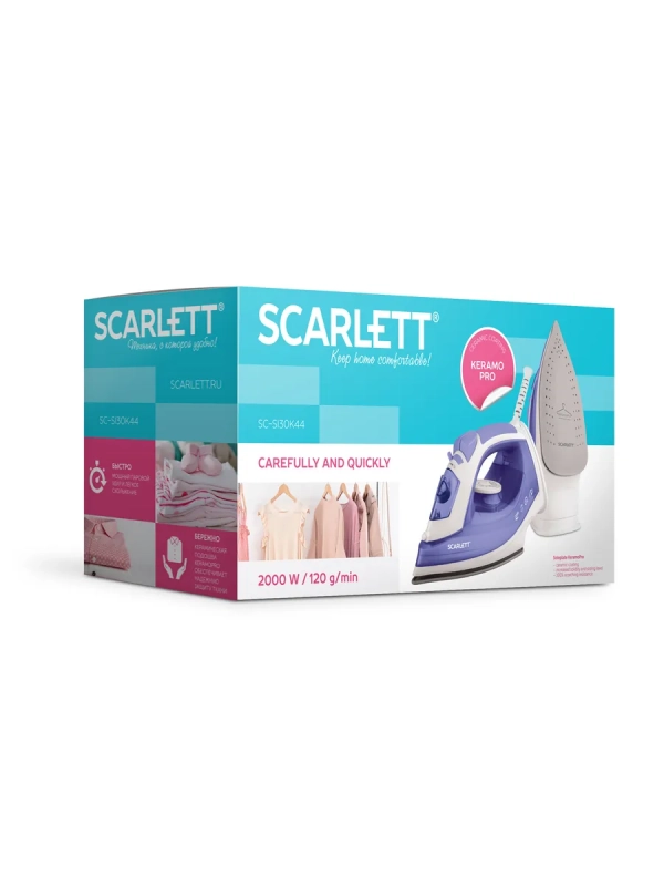 Утюг паровой с керамическим покрытием 2000 Вт SC-SI30K44