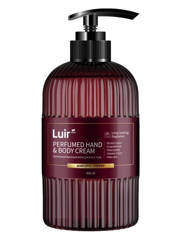 Крем для рук и тела Luir парфюмированный narcotic cherry, 400 мл Крем для рук и тела Luir парфюмированный narcotic cherry, 400 мл
