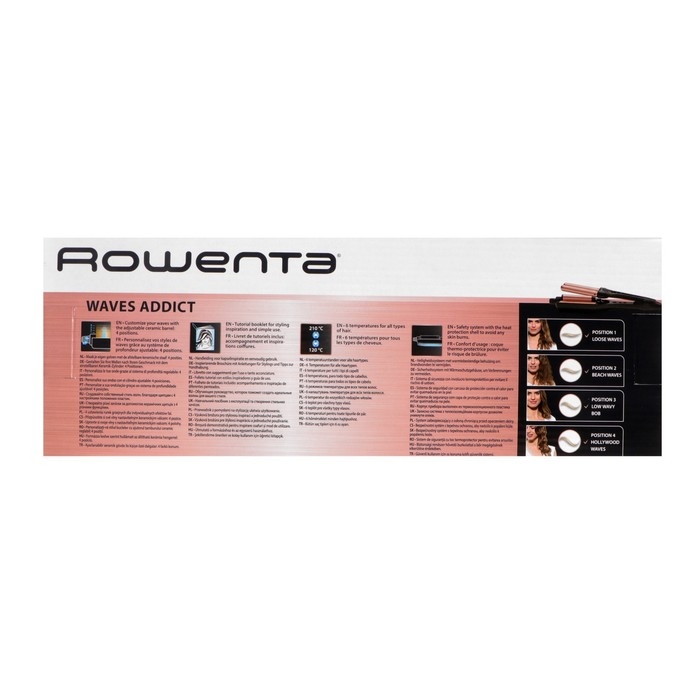 Мультистайлер Rowenta CF4711F0, 4 в 1, керамическое покрытие, 120-210&deg;C, шнур 1.8 м