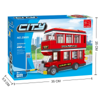 Конструктор &laquo;Двухэтажный автобус&raquo;, 282 детали