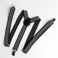 Подтяжки взрослые, ширина 2.5 см, цвет чёрный Подтяжки взрослые, ширина 2.5 см, цвет чёрный