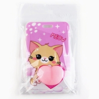 Чехол для бейджа &laquo;Котик&raquo; , 6,9 х 11 см