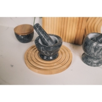 Ступка с пестиком Magistro «Мрамор», 10,5×7 см, камень, цвет чёрный Ступка с пестиком Magistro «Мрамор», 10,5×7 см, камень, цвет чёрный