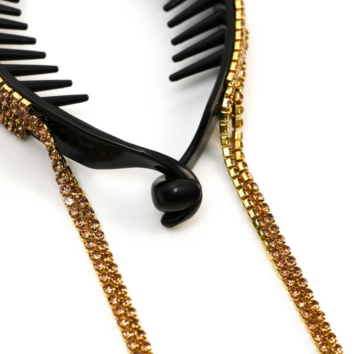 Заколка для волос со стразами &laquo;Ты прекрасна&raquo;, 12.5 х 7 х 1.5 см