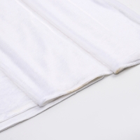 Лоскут c мехом на трикотажной основе, белый, 100 &times; 165 см, 100% п/э