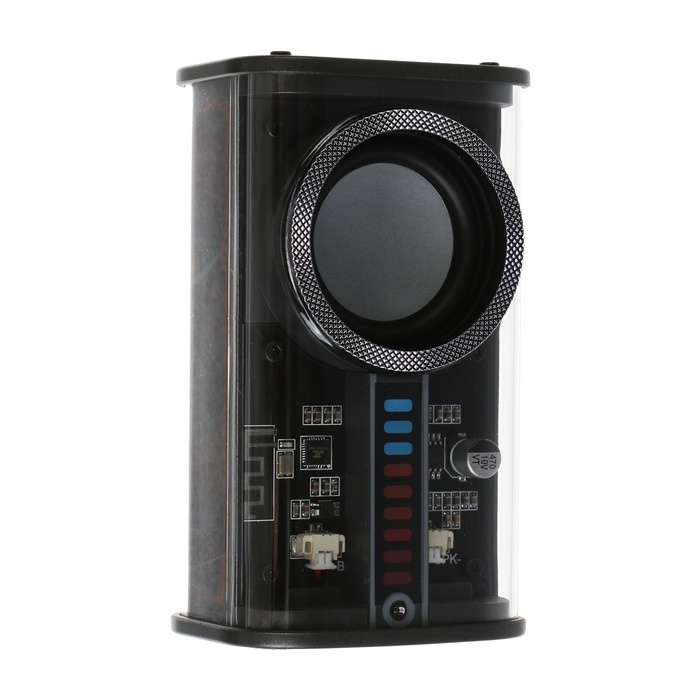 Портативная колонка BYZ К07, 5 Вт, 600 мАч, ВТ 5.1, функция TWS, чёрная Портативная колонка BYZ К07, 5 Вт, 600 мАч, ВТ 5.1, функция TWS, чёрная