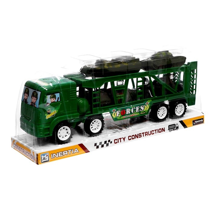 Грузовик инерционный &laquo;Военный автовоз&raquo;