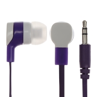 Наушники Luazon VBT 1.7, вакуумные, плоский провод, МИКС Наушники Luazon VBT 1.7, вакуумные, плоский провод, МИКС