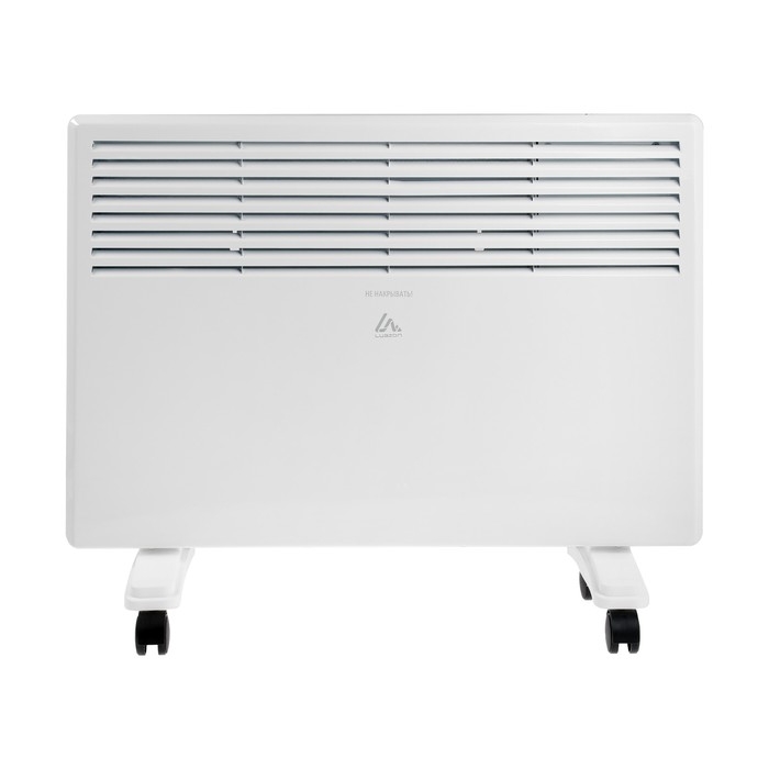 Обогреватель конвекторный Luazon LКO-03, напольный, 1500 Вт, 30 м&sup2;, 2 режима, белый