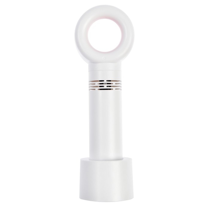 Портативный вентилятор LuazON LOF-06, безлопастный, 3 скорости, 800 мАч, белый