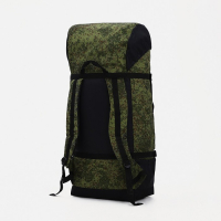 Рюкзак туристический, Huntsman, 60 л, отдел на шнурке, 3 наружных кармана, цвет хаки