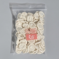 Набор напальчников, латексные, 100 шт, d - 2,6 &times; 6,8 см, цвет белый