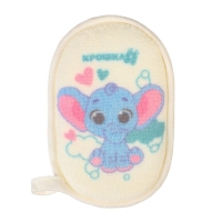 Мочалка детская, махровая &laquo;Слоник&raquo;