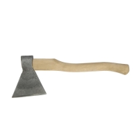 Топор кованый ТУНДРА, деревянное топорище Б4, покрыто морилкой "Орех", 1400 г