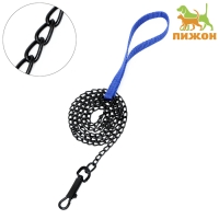 Поводок металлический, 120 см х 1,6 мм, черный Поводок металлический, 120 см х 1,6 мм, черный