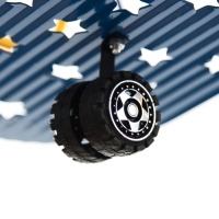 Люстра "Самолет" 4хЕ14 40Вт желто-синий 67х65х80 см Люстра "Самолет" 4хЕ14 40Вт желто-синий 67х65х80 см