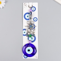 Подвеска от сглаза "Якорь и штурвал" 24,5 см МИКС