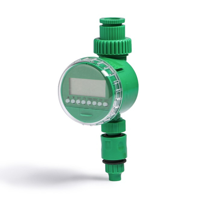 Таймер для полива, программируемый на 30 суток, пластик, Greengo Таймер для полива, программируемый на 30 суток, пластик, Greengo