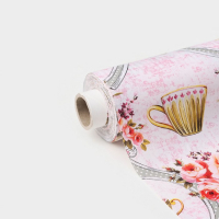 Клеёнка на стол Доляна «Чаепитие», на нетканой основе, ширина 137 см, толщина 0,2 мм, рулон 20 м Клеёнка на стол Доляна «Чаепитие», на нетканой основе, ширина 137 см, толщина 0,2 мм, рулон 20 м