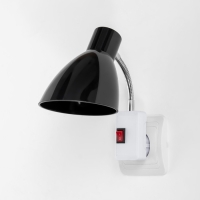 Бра в розетку "Классика" 1х10Вт Е27 черный 10х14,5х25 см Бра в розетку "Классика" 1х10Вт Е27 черный 10х14,5х25 см