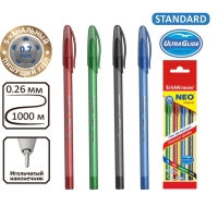 Ручка шариковая ErichKrause Stick Original, узел 0.7 мм, чернила микс, супермягкое письмо, длина линии письма 1000 метров, МИКС Ручка шариковая ErichKrause Stick Original, узел 0.7 мм, чернила микс, супермягкое письмо, длина линии письма 1000 метров, МИКС