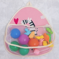 Сетка для хранения игрушек в ванной с петелькой &laquo;Зебра&raquo;