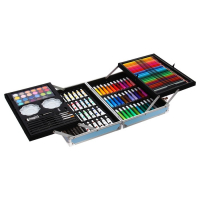 Набор для рисования складной, в чемоданчике, синий Набор для рисования складной, в чемоданчике, синий