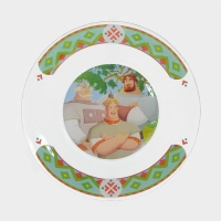 Тарелка стеклянная &laquo;Три Богатыря&raquo;, d=19,5 см